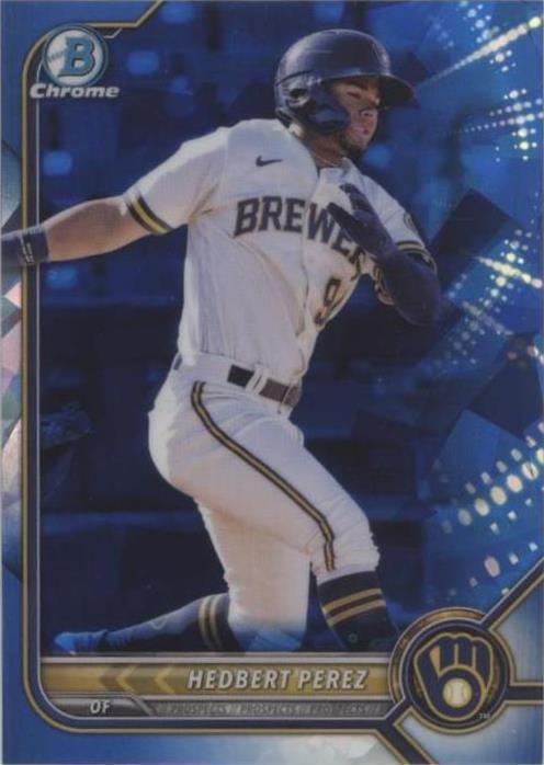 2022 Bowman Chrome Sapphire Edition - Hedbert Perez #BCP-162