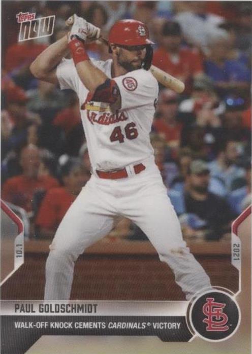 topps now ゴールドシュミット Paul Goldschmidt 487 Paul Goldschmidt Game Used Mlb Base Relic Topps Now Card