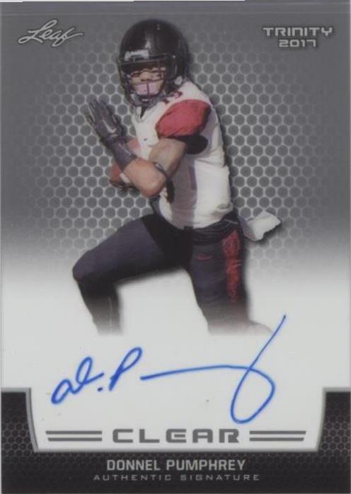 2017 Leaf Trinity Donnel Pumphrey #CA-DP1