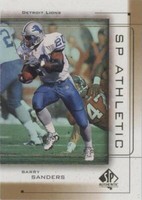 1999 SP Authentic Barry Sanders #A6