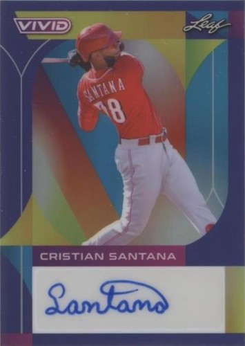 2022 Leaf Vivid - Cristian Santana #BA-CS1