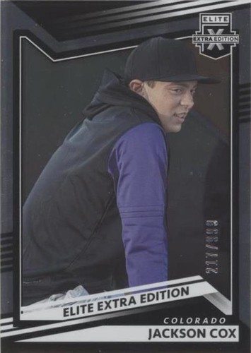 2022 Panini Elite Extra Edition - Jackson Cox #50