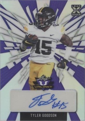 2022 Leaf Valiant Tyler Goodson #BA-TG1