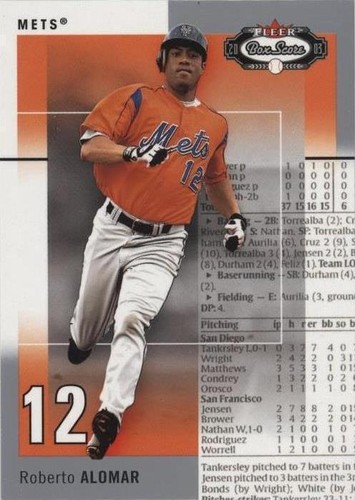 2003 Fleer Box Score - Roberto Alomar #79
