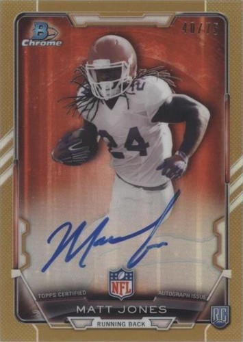 2015 Bowman Matt Jones #RCRA-MJ