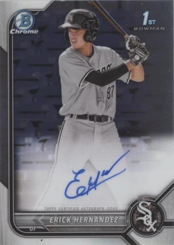 2022 Bowman Chrome Erick Hernandez 1st Bowman (L120) | eBay