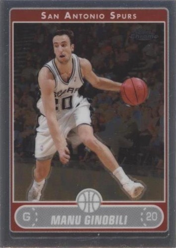 2006-07 Topps Chrome - Manu Ginobili #78