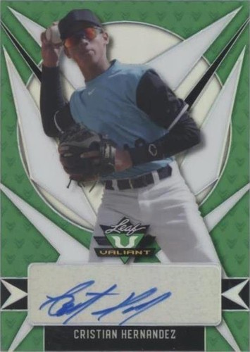 2021 Leaf Valiant - Cristian Hernandez #BA-CH2