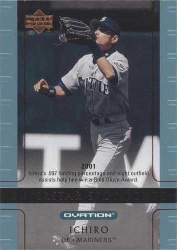イチロー【PSA9】2000 UPPER DECK OVATION ICHIRO ICHIRO SUZUKI ROOKIE CARD 2000 Upper Deck Ovation RARE BLUE