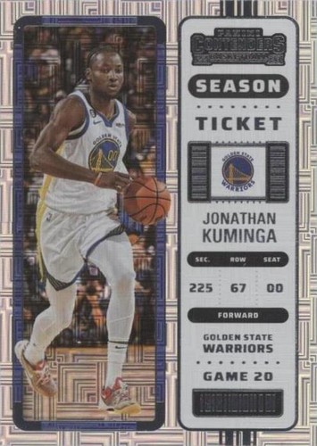 2022-23 Panini Contenders - Jonathan Kuminga #38