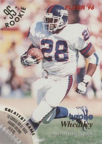 1996 Fleer Tyrone Wheatley #93