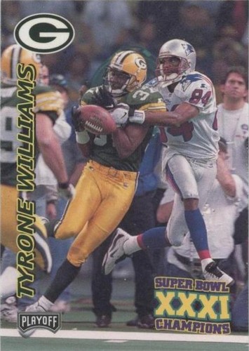 1997 Playoff Green Bay Packers Super Sunday Tyrone Williams #40