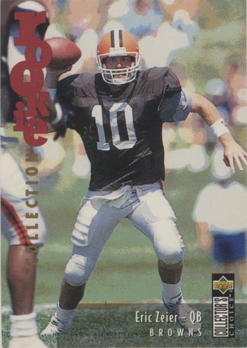 1995 Upper Deck Collector's Choice Update Eric Zeier #U14