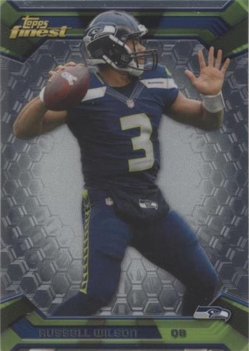 2013 Topps Finest Russell Wilson #75