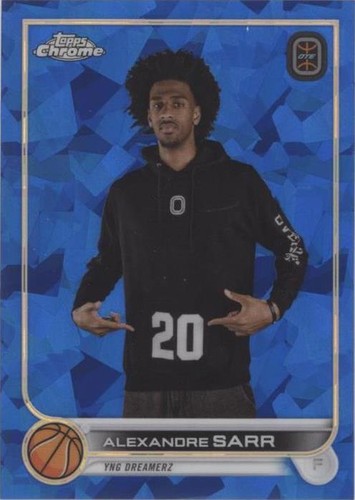2022-23 Topps Chrome OTE Overtime Elite Sapphire Edition - Alexandre Sarr #52