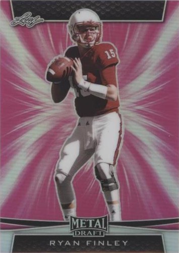 2019 Leaf Metal Draft Preview Ryan Finley #BP-RF1