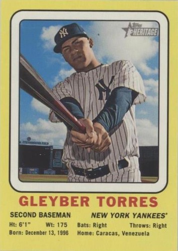 2018 Topps Heritage High Number - Gleyber Torres #69CC-GT