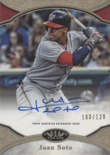 2020 Topps Tier One - Juan Soto #PPA-JSO