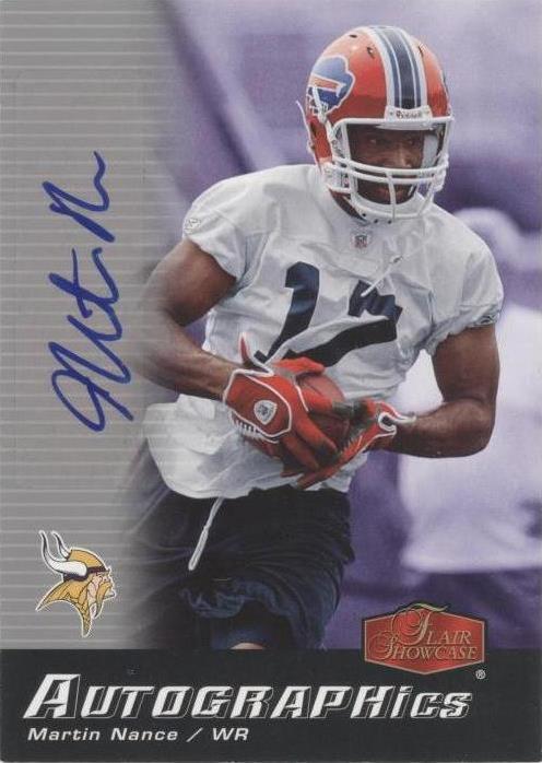 2006 Flair Showcase Martin Nance #AU-MN