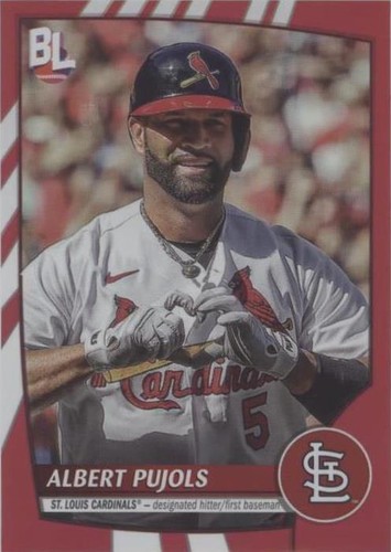 2021 Topps Big League #38 Albert Pujols Orange SP Cardinals