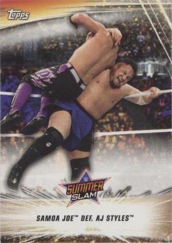 2019 Topps WWE Summerslam - AJ Styles Samoa Joe #96
