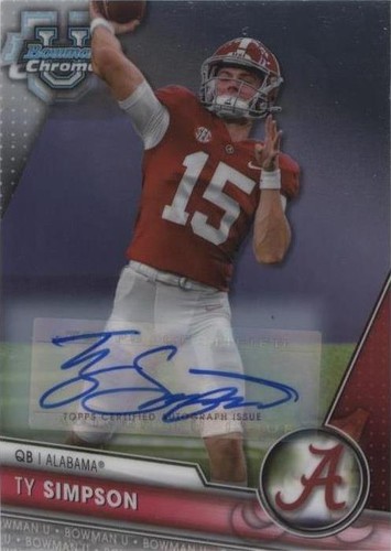 2023 Bowman University Chrome Ty Simpson #23