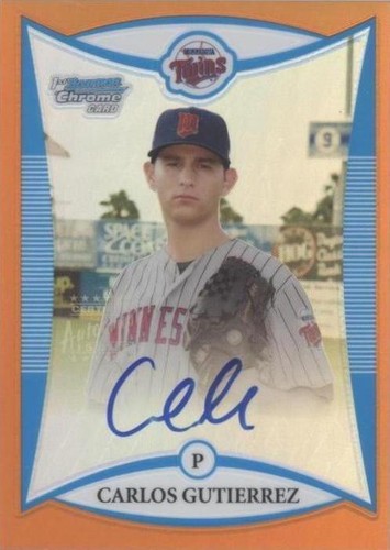 2008 Bowman Draft Picks & Prospects - Carlos Gutierrez #BDPP113