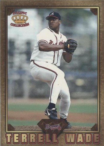 1997 Pacific Crown Collection Prism - Terrell Wade #GD-115