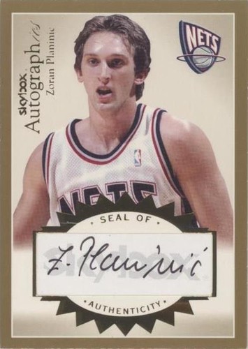 2003-04 Skybox Autographics - Zoran Planinic #A-ZP