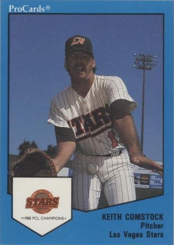 1989 ProCards Triple A - Keith Comstock #14