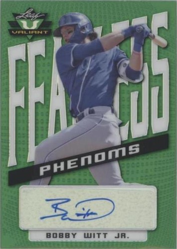 2021 Leaf Valiant - Bobby Witt Jr. #FP-BWJ