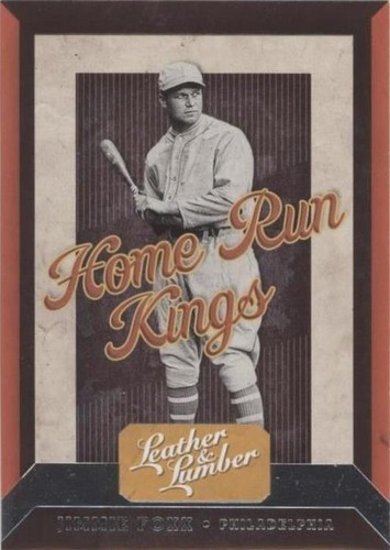 2019 Panini Leather & Lumber - Jimmie Foxx #HRK-2