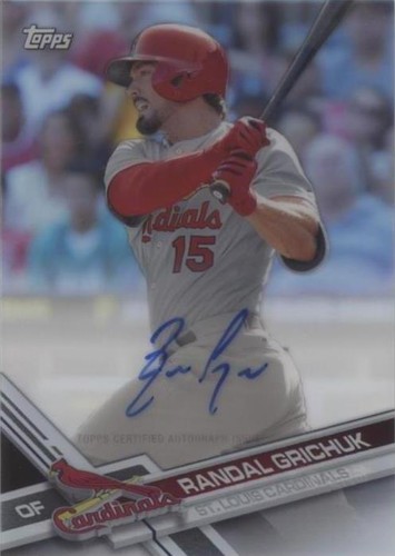 2017 Topps Clearly Authentic Autographs - Randal Grichuk #CAAU-RG