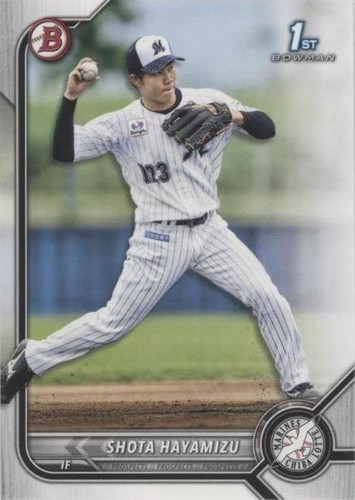 2022 Bowman NPB Nippon Professional Baseball - Shota Hayamizu #BP-2