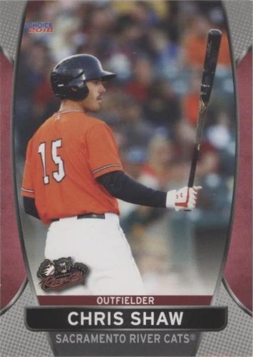 2018 Choice Sacramento River Cats - Chris Shaw #21