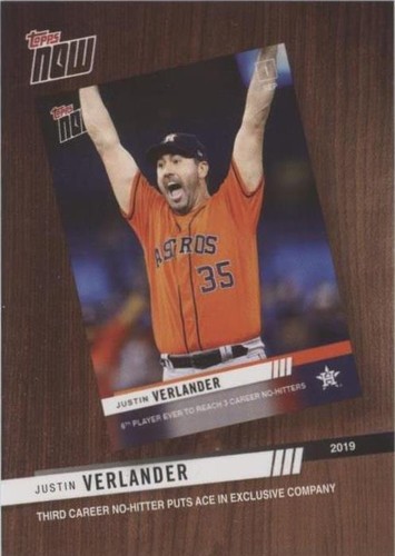 2020 Topps - Justin Verlander #TNR-10