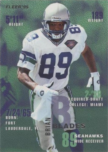 1995 Fleer Brian Blades #361