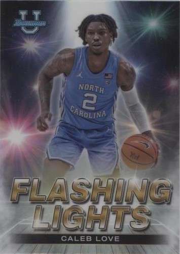 2022-23 Bowman University Best - Caleb Love #FL-14