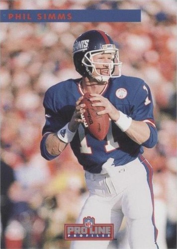 1992 Pro Line Profiles Phil Simms #343