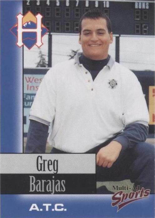 1998 Multi-Ad Sports Helena Brewers - Greg Barajas #4