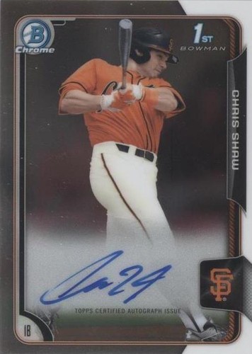 2015 Bowman Draft - Chris Shaw #BCA-CS