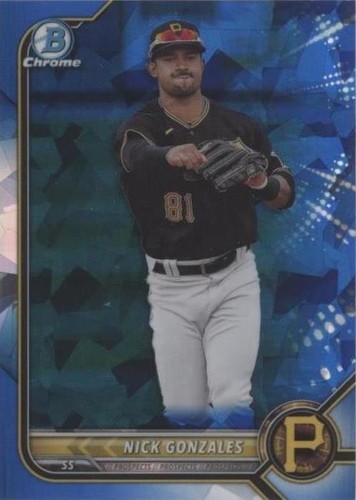 2022 Bowman Sapphire Edition - Nick Gonzales #BCP-77
