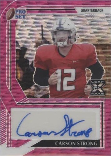 2022 Leaf Pro Set Metal Carson Strong #PA-CS1
