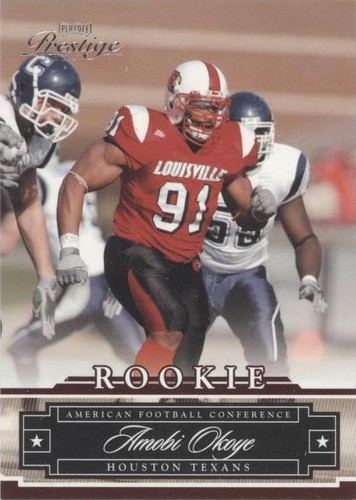 2007 Playoff Prestige Amobi Okoye #187