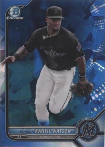 2022 Bowman Chrome Sapphire Edition - Kahlil Watson #BCP-211