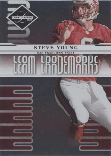 2008 Leaf Limited Steve Young #T-14
