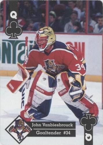 1995-96 Hoyle Eastern Conference Playing Cards - John Vanbiesbrouck #QC