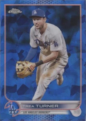 2022 Topps Chrome Sapphire Edition - Trea Turner #550