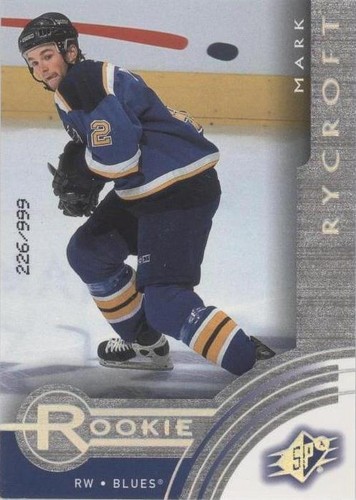 2001-02 SPx - Mark Rycroft #126