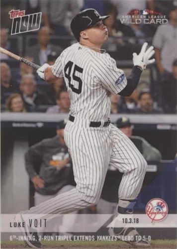 2018 Topps Now - Luke Voit #836